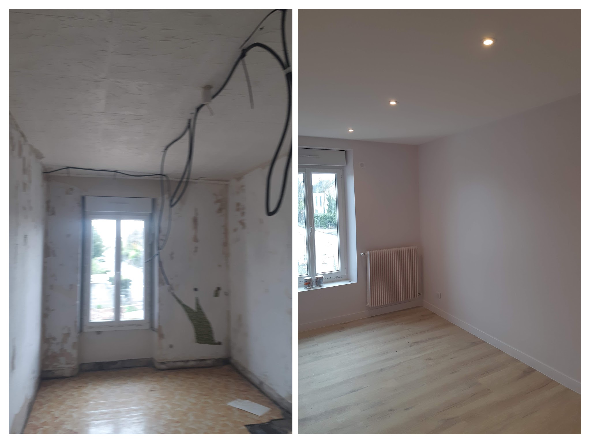 Travaux isolation et de peinture intérieure à Caen – New Renovation Project